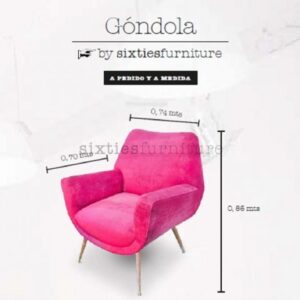 Sillón Gondola Retro - Amplios Colores: imagen 6