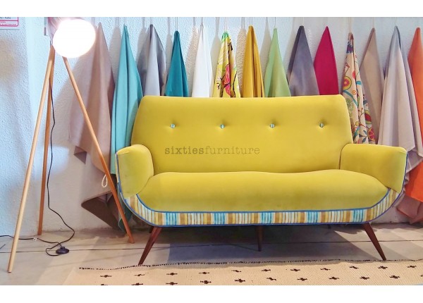 Sillón Sofá Gondola Retro - Amplias Medidas y Colores