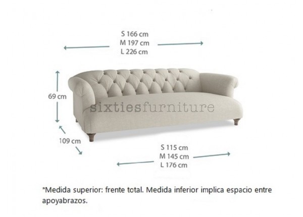 Sillón Sofá Lala Moderno - Amplias Medidas y Colores