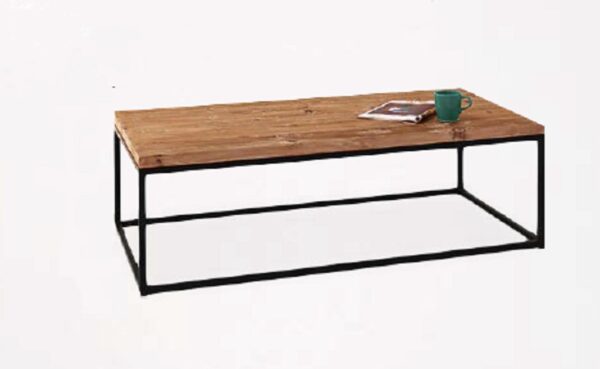 Mesa rectangular de caño