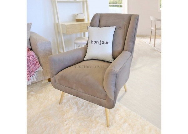 Sillón Retro Bergere 1 Cuerpo - Amplios Colores